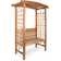 All Things Cedar Garden Wood Arbor With Bench & Reviews | Wayfair